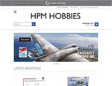 Tablet Screenshot of hpmhobbies.com